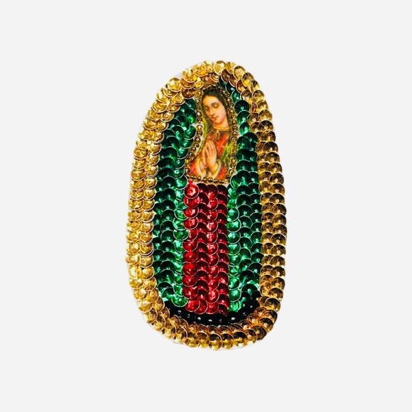 Lady of Guadalupe Sequined Patch - Picture 7 of 10